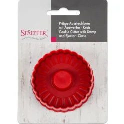 Städter Plunger Cutter Rond Gekarteld Ø6cm