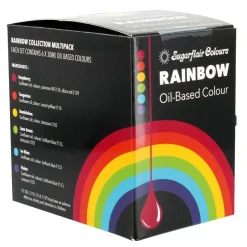 Sugarflair Kleurstof Oliebasis Regenboog Ass. (6x 30ml)