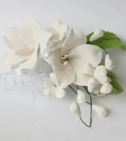 Suikerbloem Boeket Sneeuwvlokje Wit 2 stuks