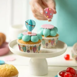 Suikerdecoratie Baby Blauw 4cm 6st.