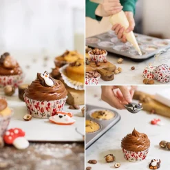 Suikerdecoratie Bos Dieren 3,5-4cm 6st.