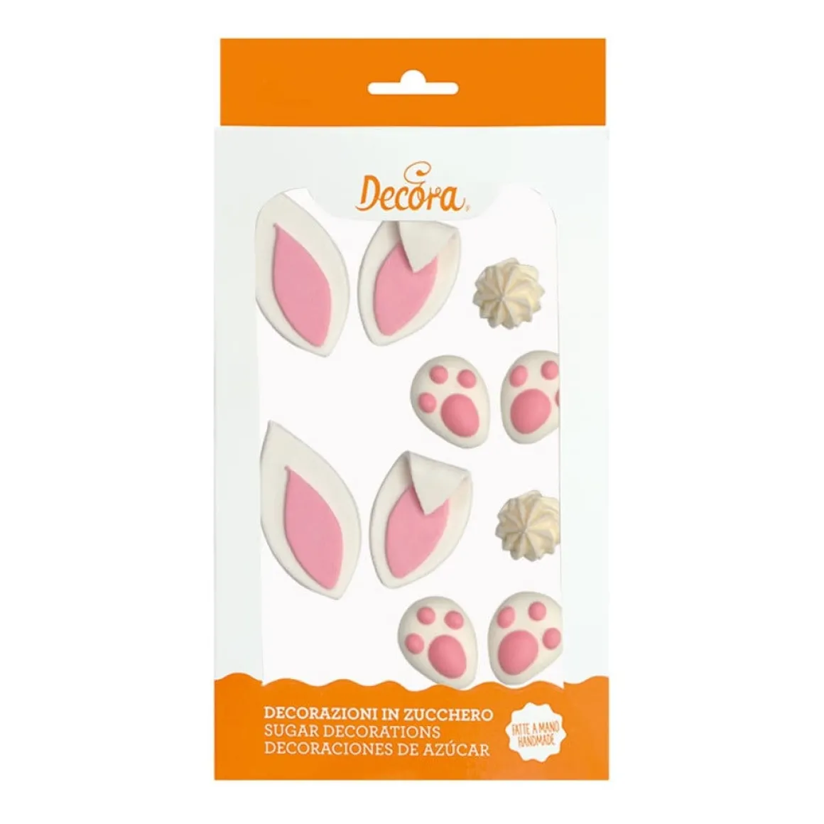 Suikerdecoratie Maak een Konijn 2,5-5cm 10st.