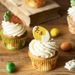 Suikerdecoratie Wortel en Ei 6st. 5cm**