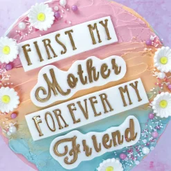 Sweet Stamp Flawless Botercreme Plaat Rond Ø20cm Set/2