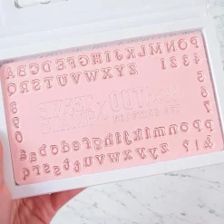 Sweet Stamp Outboss Frosting Letters & Cijfers Set