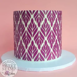 Sweet Stamp Stencil Marabou 21,5x25cm