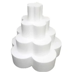 Taart Dummy Bloem 5-blads 10cm -Ø50cm-**