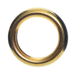 Taartdecoratie Ringen Goud Plastic Ø2cm 100st