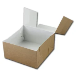 Taartdoos 15x15x8cm. Kraft 3st