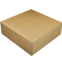 Taartdoos 30x30x10cm. Kraft 50st