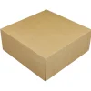 Taartdoos 25x25x10cm. Kraft 3st