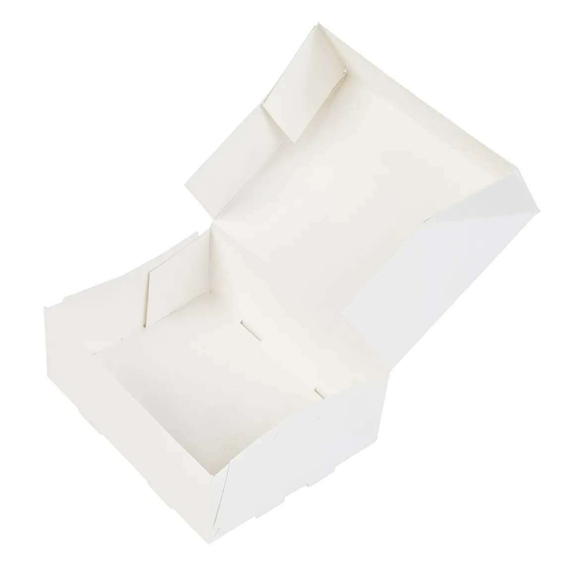 Taartdoos 12x9,5x4,5cm. Wit 50st