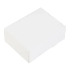 Taartdoos 12x9,5x4,5cm. Wit 3st