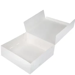 Taartdoos 30x30x10cm. Wit 50st