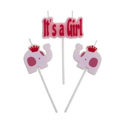 Taartkaarsjes Geboorte It's a Girl**
