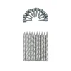 Taartkaarsjes met houders Zilver 10st**
