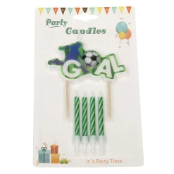 Taartkaarsjes Voetbal & Taartopper Goal