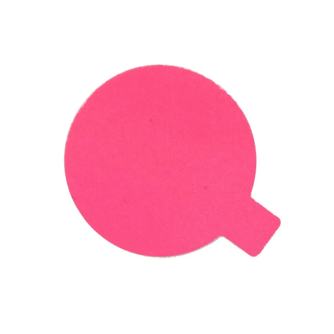 Taartkarton Fuchsia/Zwart met lip Ø8 cm per stuk