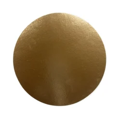 Taartkarton Goud/Wit Ø30cm per stuk