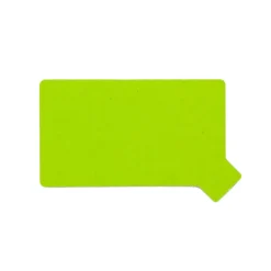 Taartkarton Groen/Zwart met lip 5,5x9 cm per stuk