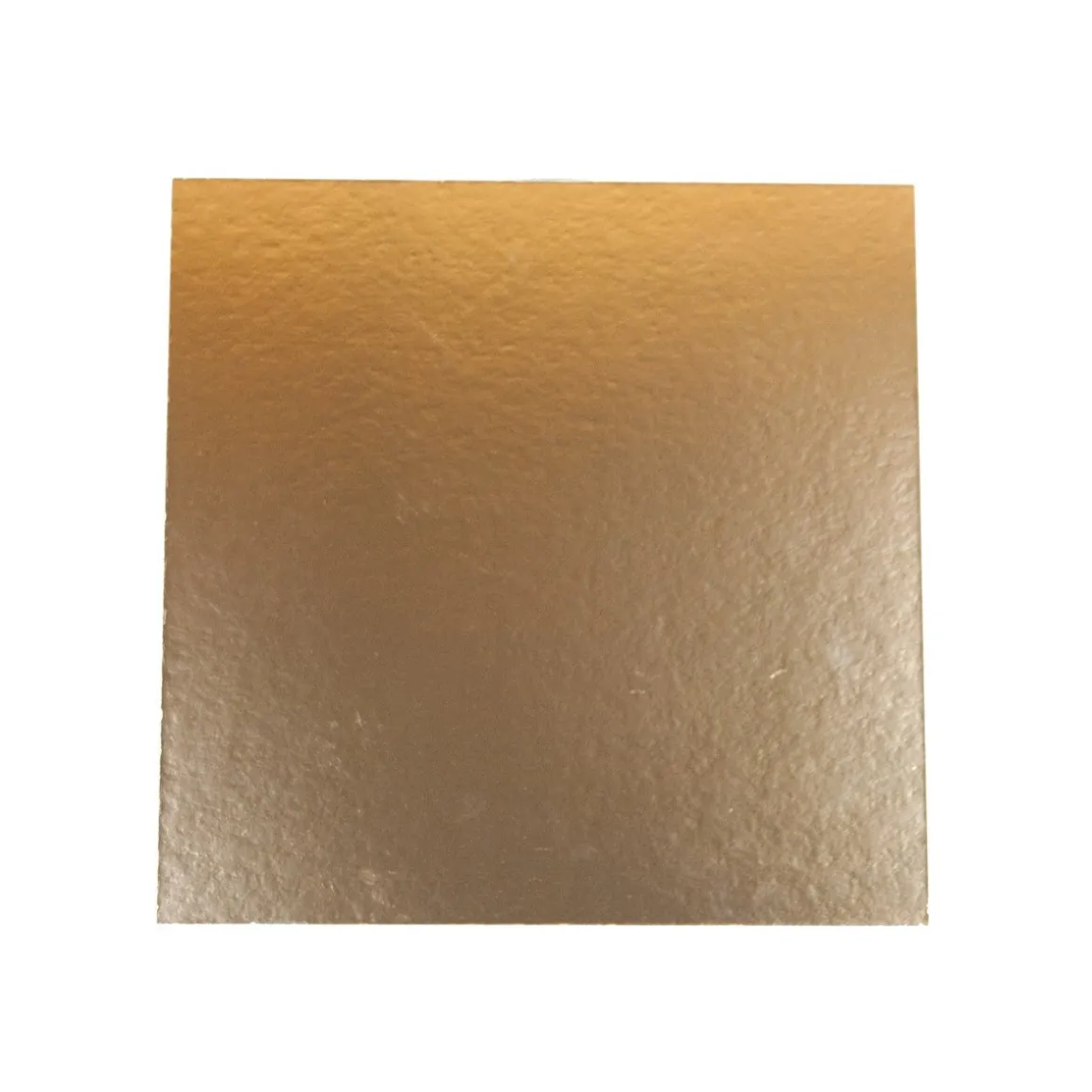 Taartkarton Vierkant Goud/Zwart 24x24cm per stuk