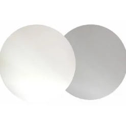 Taartonderzetter Wit / Zilver Ø20cm 100st.