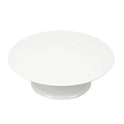 Taartplateau Melamine Draaibaar Wit Ø32x10cm