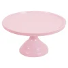 Taartplateau Roze Melamine Ø23,5x12cm