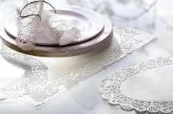 Taartrand Ø18cm Wit 250 stuks**