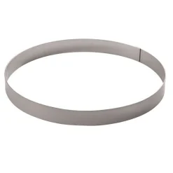 Taartring RVS Ø20 x 2 cm