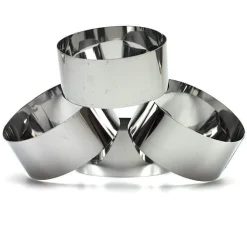 Taartring Ø10x4,5cm (set/4)