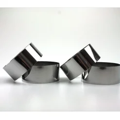 Taartring Ø10x4,5cm (set/4)