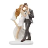 Taarttopper Bruidspaar Dansend Polystone 13cm