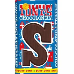 Tony's Chocolonely Letterreep Puur - S - 180g