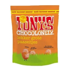Tony's Chocolonely Paaseitjes Melk Caramel Zeezout 178g