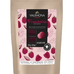 Valrhona Chocolade Druppels Framboos 250g