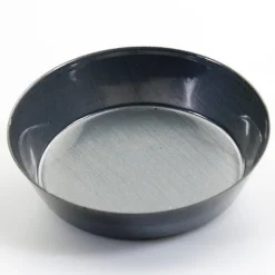 Vlaaipan gesiliconeerd (harde mokka) Ø75x13mm