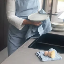 Walra Keukenschort Jeans Blauw