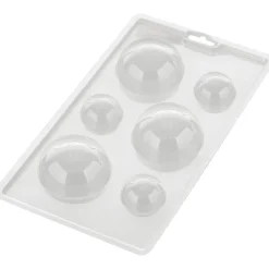 Wilton Chocolade Holvorm Halve Bollen (6x)**