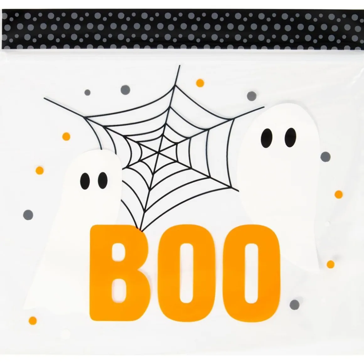 Wilton Hersluitbare Traktatiezakjes Halloween Boo 20st