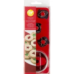 Wilton Linzer Kerst Koekjes Uitsteker Set/7**