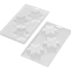 Wilton Plastic Bonbonvorm Choco Bomb Sneeuwvlok Set/2