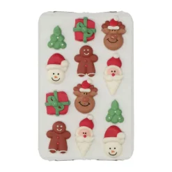 Wilton Suikerdecoratie Kerst 12st.