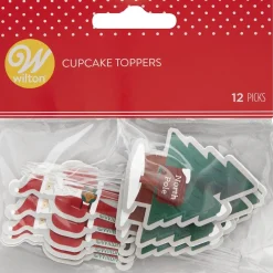 Wilton Taarttoppers Kerstman Set/12