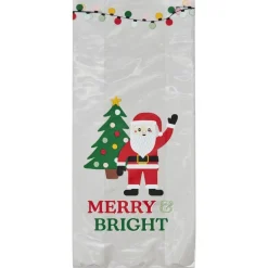 Wilton Traktatiezakjes Kerstman Merry & Bright 20st