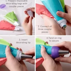 Wilton Trio Spuitmondjesset set/9